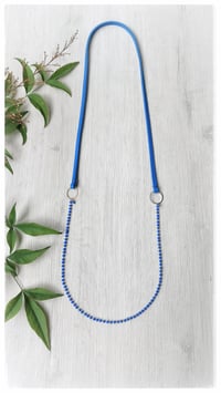 Image 6 of I FILI collana - Blu elettrico CRISTALLO blu