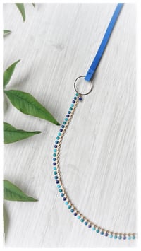 Image 4 of I FILI collana - GARLAND Blu elettrico
