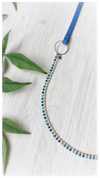 Image 5 of I FILI collana - GARLAND Blu elettrico