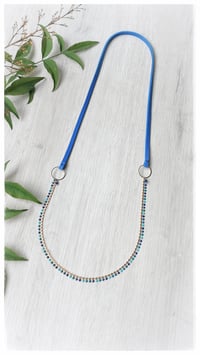 Image 3 of I FILI collana - GARLAND Blu elettrico