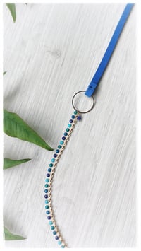 Image 6 of I FILI collana - GARLAND Blu elettrico