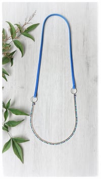 Image 2 of I FILI collana - GARLAND Blu elettrico
