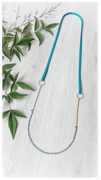Image 3 of I FILI collana - turchese CRISTALLO verde