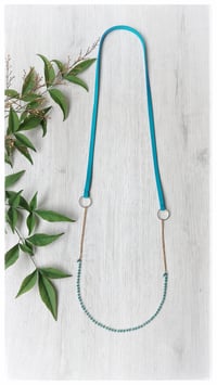Image 2 of I FILI collana - turchese CRISTALLO verde
