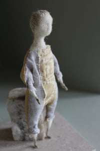 Image 4 of Needle Felt and Japanese silk Art Doll #2