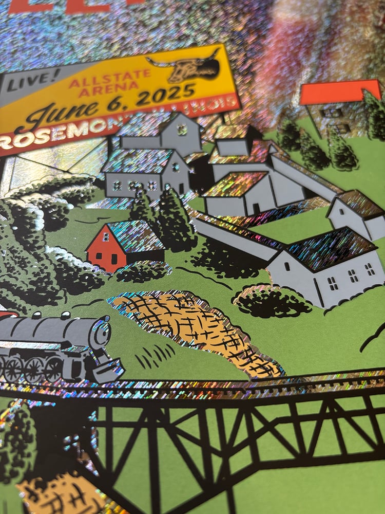 Image of Billy Strings Rosemont 2025 – Matching Set (FOILS)
