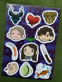 Image 1 of HANNIBAL STICKER SHEET