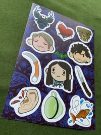 Image 2 of HANNIBAL STICKER SHEET