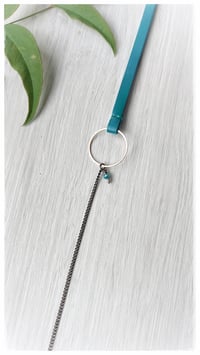 Image 4 of I FILI collana - verde smeraldo ESSENZIALE bronzo