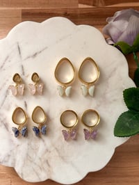 Image 1 of Crystal Butterfly Tunnels (Gold)