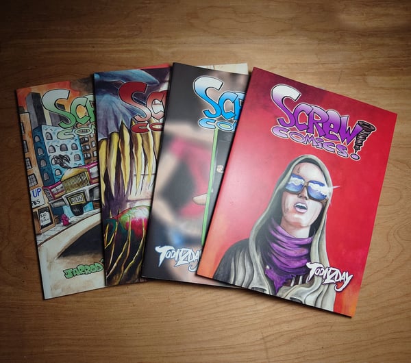 Image of Screw Comics! 1-4 Quadrilogy Set