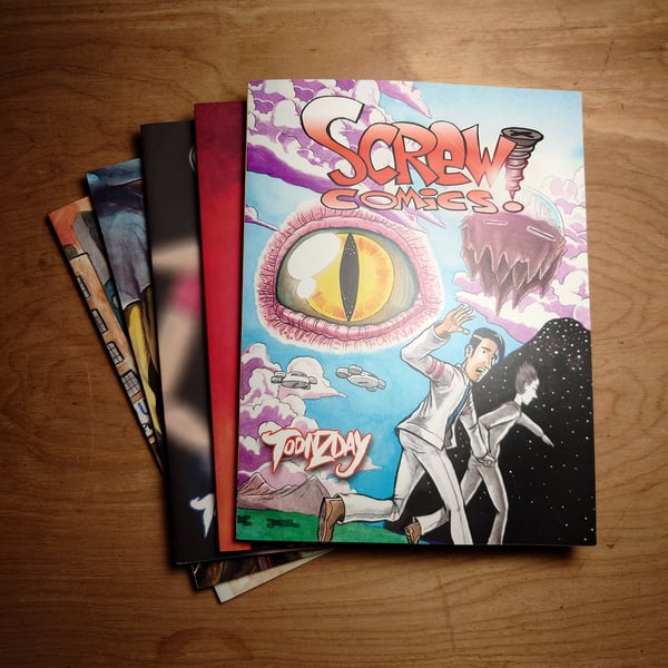 Image of Screw Comics! All 5 Issues - The Complete Set