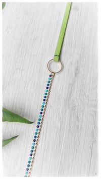 Image 4 of I FILI collana - GARLAND Verde Acido