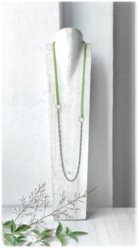 Image 1 of I FILI collana - GARLAND Verde Acido