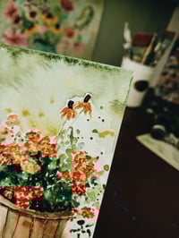 Image 4 of Marigold -Original Watercolor Painting 