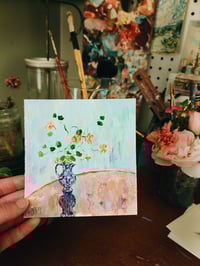 Nasturtiums From Monet -Original Acrylic Painting 