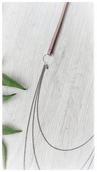 Image 6 of I FILI collana - Nude Acido CASCATA Gunmetal