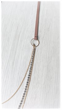 Image 6 of I FILI collana - Nude CASCATA Cristallo Gold