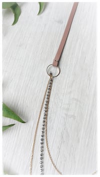 Image 7 of I FILI collana - Nude CASCATA Cristallo Gold