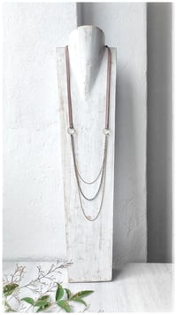 Image 10 of I FILI collana - Nude CASCATA Cristallo Gold