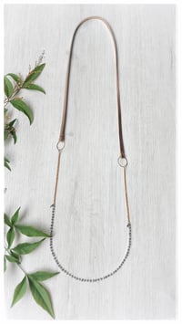 Image 2 of I FILI collana - oro rosa CRISTALLO argento