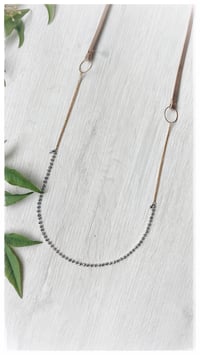 Image 3 of I FILI collana - oro rosa CRISTALLO argento