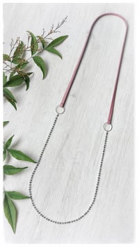 Image 7 of I FILI collana - rosa antico CRISTALLO argento