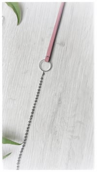 Image 4 of I FILI collana - rosa antico CRISTALLO argento
