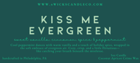 Image 2 of Kiss Me Evergreen Candle - 5oz Amber Jar &amp; Wood Wick