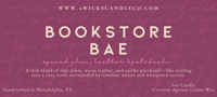 Image 2 of Bookstore Bae Candle - 5oz Amber Jar & Wood Wick