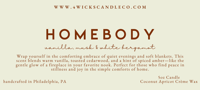 Image 2 of Homebody Candle - 5oz Amber Jar & Wood Wick