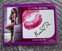 Image 1 of Lingerie Autographed Kiss Card