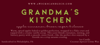 Image 3 of Grandma’s Kitchen Candle - 5oz Amber Jar & Wood Wick