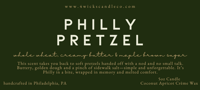 Image 2 of Philly Pretzel Candle - 5oz Amber Jar & Wood Wick