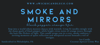 Image 2 of Smoke and Mirrors - 5oz Amber Jar & Wood Wick