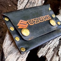 Image 2 of Original Tom Fugle Suzuki Coin/Card Leather Pouch