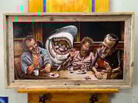 Image 2 of "Show Me The Way To Go Home" Original Painting (Happy 50th Anniversary to "JAWS")