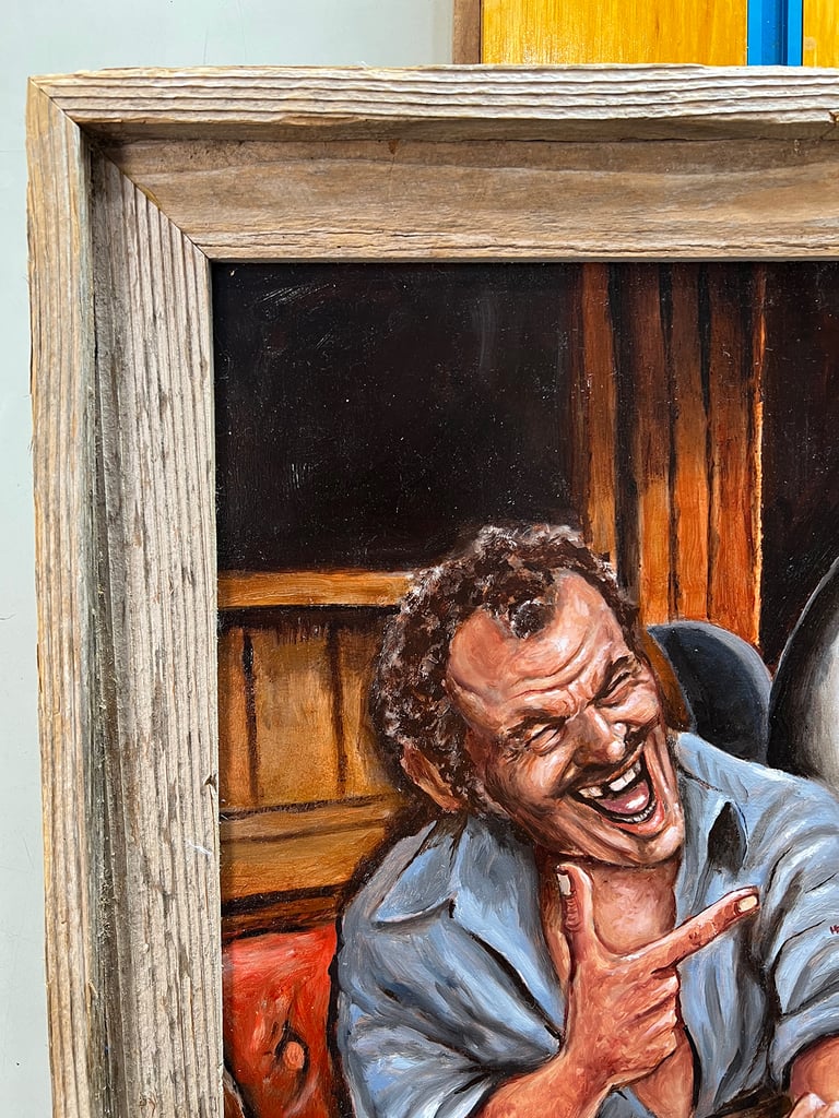 "Show Me The Way To Go Home" Original Painting (Happy 50th Anniversary to "JAWS") Image 3