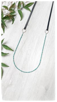 Image 4 of I FILI collana - nero CRISTALLO verde