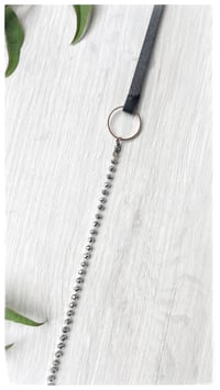 Image 4 of I FILI collana - nero CRISTALLO argento