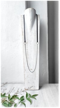 Image 7 of I FILI collana - nero CRISTALLO argento