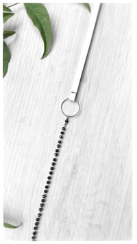 Image 6 of I FILI collana - Bianco CRISTALLO nero