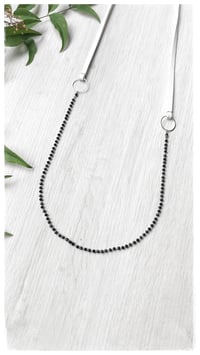 Image 5 of I FILI collana - Bianco CRISTALLO nero