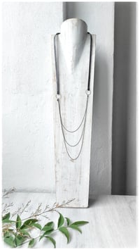 Image 1 of I FILI collana - Grigio scuro CASCATA Gunmetal