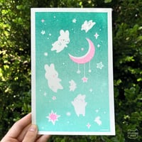 Image 1 of space buns [riso print]