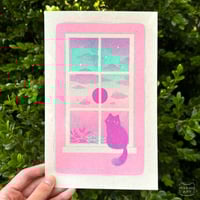 Image 1 of sunset [riso print]