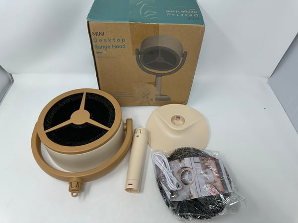 Image of Mini Range Hood Desktop Range Hood Extractor Portable USB Charging Adjustable Angle  - Free Shipping
