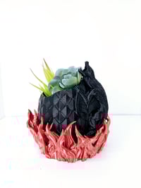Image 2 of Dragon Egg Planter with Flame Catch Tray