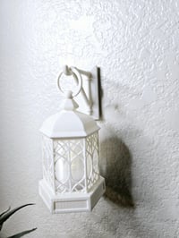 Image 4 of Vintage Tea Light Lantern with Stand and Wall Mount