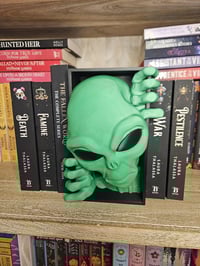 Image 1 of Alien Book Nook Escaping Alien Bookshelf Insert